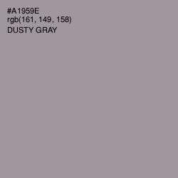 #A1959E - Dusty Gray Color Image